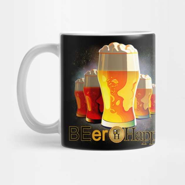 BEer Happy by LO2Camisetas